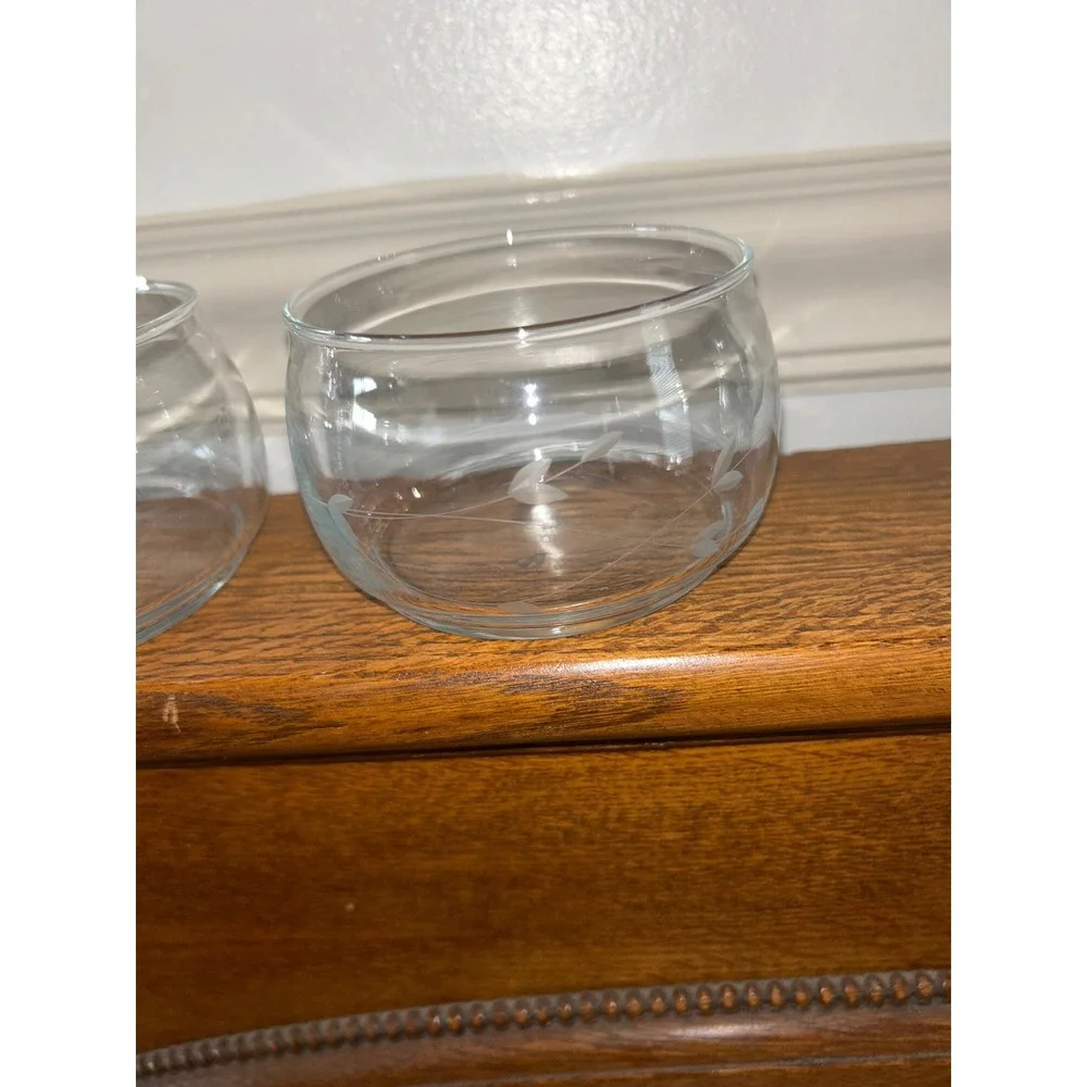 Vintage Princess House Etched Glass 3 Tier Stacking Candy Dish